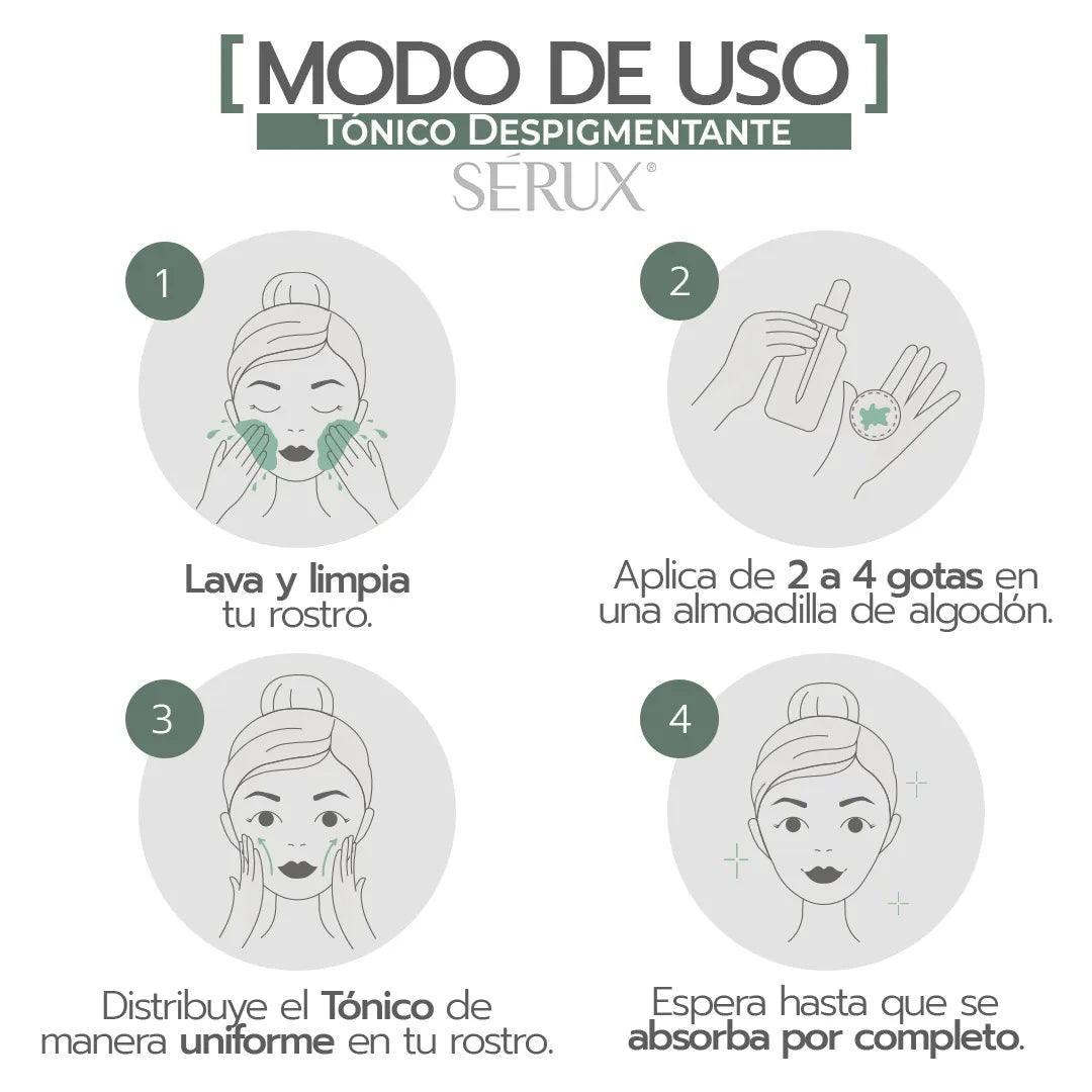 Despídete de las manchas, no de tu luz interior – Despigmentante Sérux 30ml