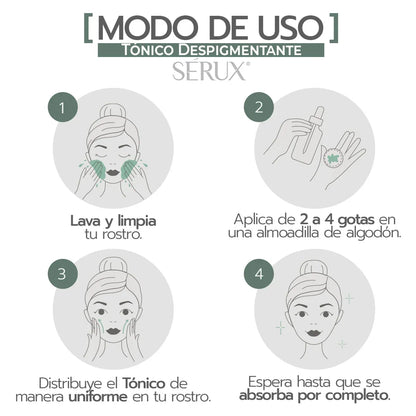 Despídete de las manchas, no de tu luz interior – Despigmentante Sérux 30ml