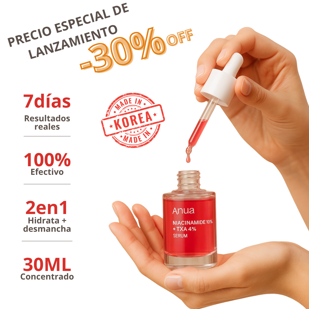 Sérum ANUA Niacinamide 10% + TXA 4% – Piel radiante y sin manchas