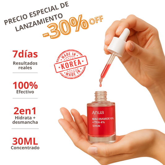 Sérum ANUA Niacinamide 10% + TXA 4% – Piel radiante y sin manchas